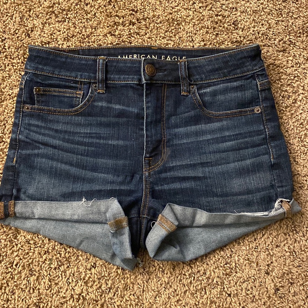 American Eagle Denim Short Shorts. US size 8.